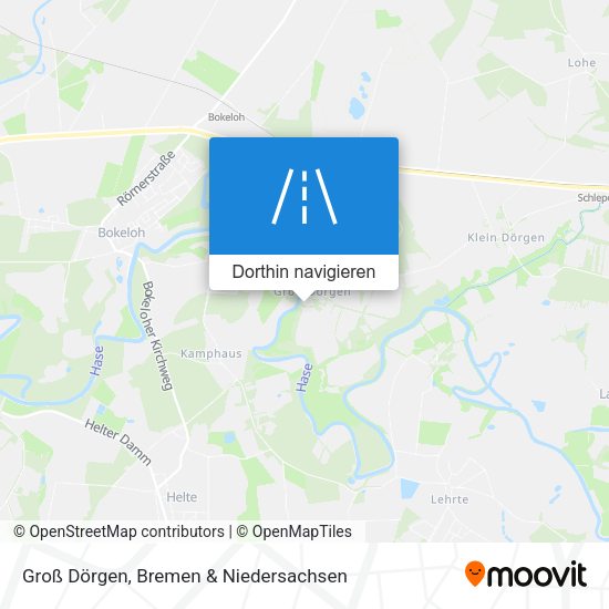 Groß Dörgen Karte