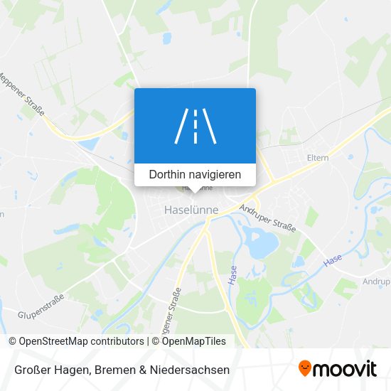 Großer Hagen Karte