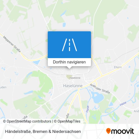 Händelstraße Karte