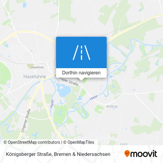 Königsberger Straße Karte