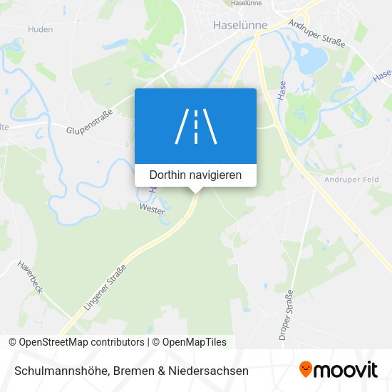 Schulmannshöhe Karte