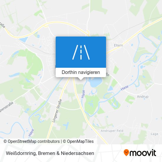 Weißdornring Karte
