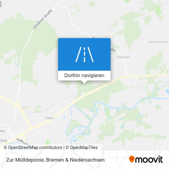 Zur Mülldeponie Karte