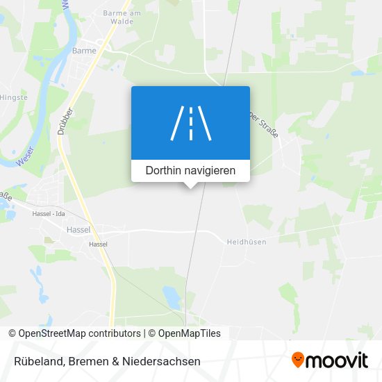 Rübeland Karte