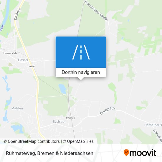 Rühmsteweg Karte