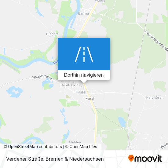 Verdener Straße Karte