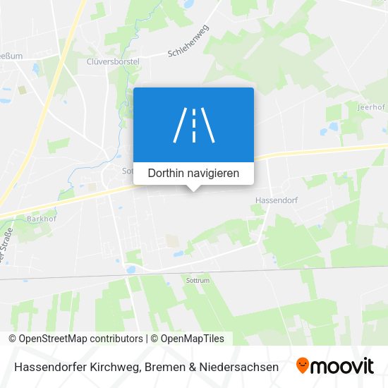 Hassendorfer Kirchweg Karte
