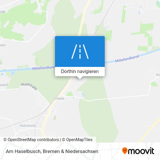 Am Haselbusch Karte
