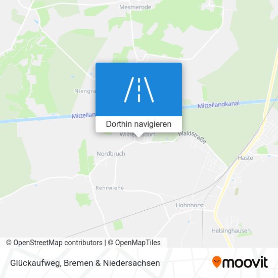 Glückaufweg Karte