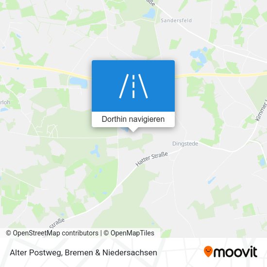 Alter Postweg Karte