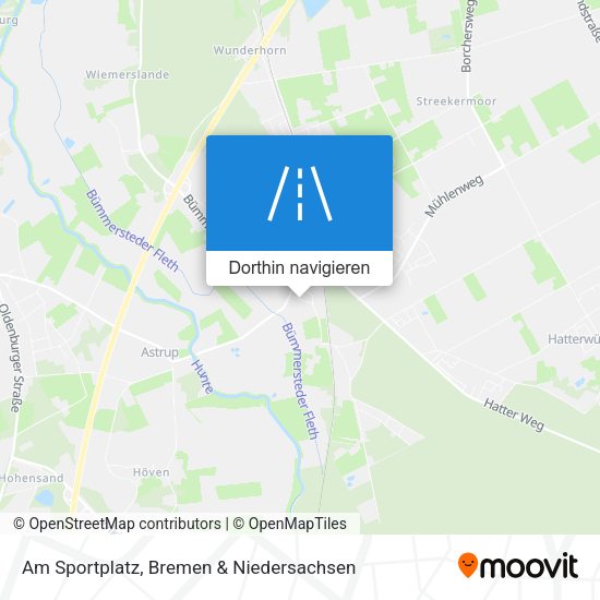 Am Sportplatz Karte