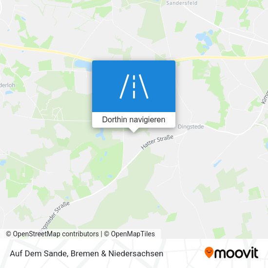 Auf Dem Sande Karte