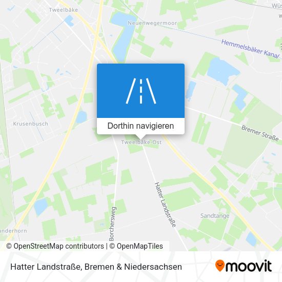 Hatter Landstraße Karte