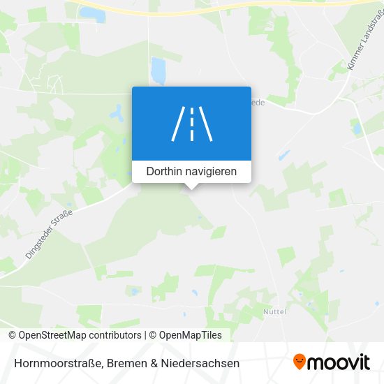 Hornmoorstraße Karte