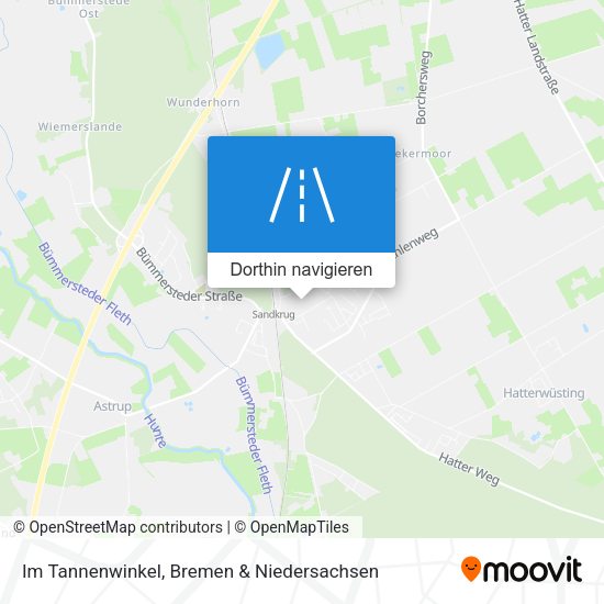 Im Tannenwinkel Karte