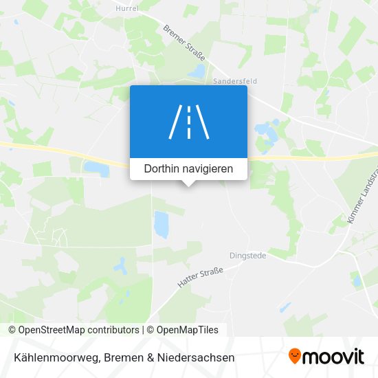 Kählenmoorweg Karte