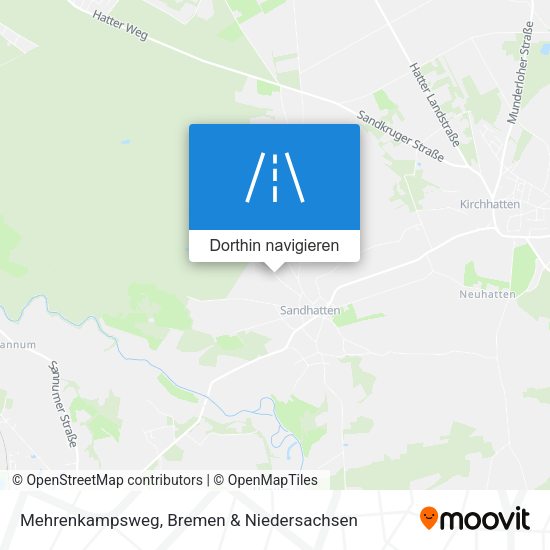 Mehrenkampsweg Karte