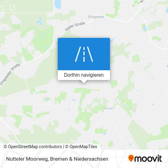 Nutteler Moorweg Karte
