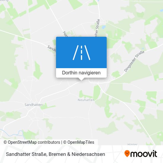 Sandhatter Straße Karte