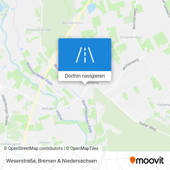 Weserstraße Karte