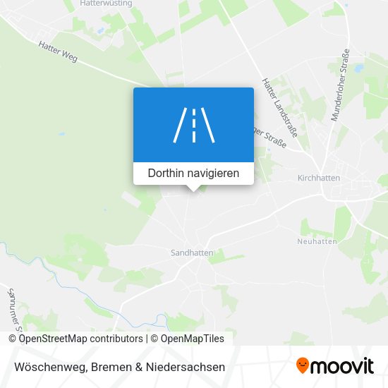 Wöschenweg Karte