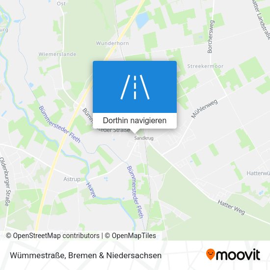 Wümmestraße Karte