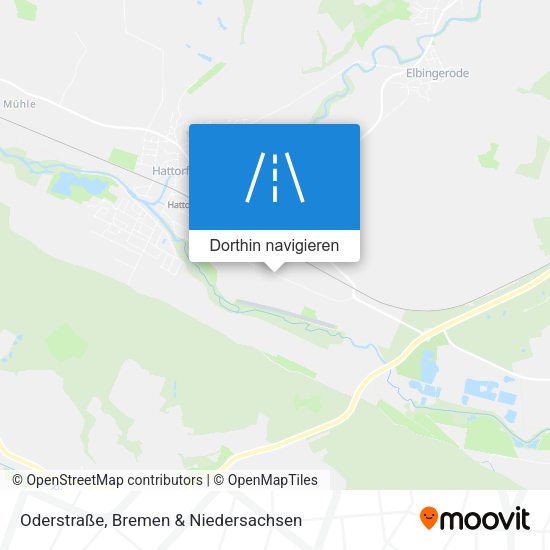 Oderstraße Karte