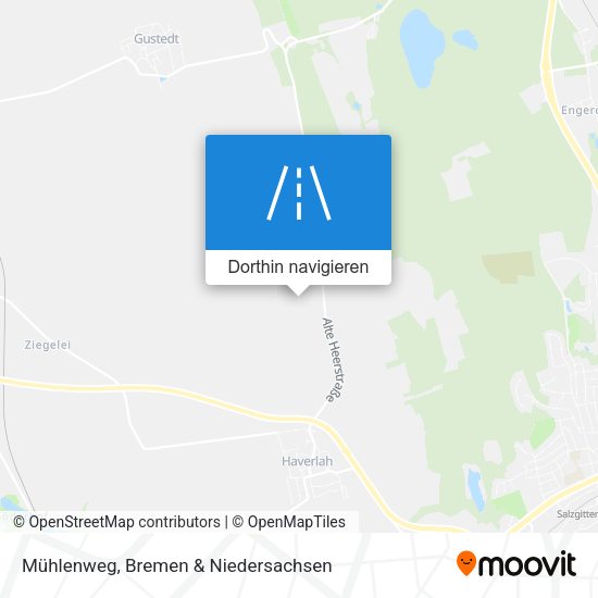 Mühlenweg Karte