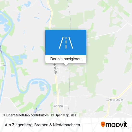 Am Ziegenberg Karte