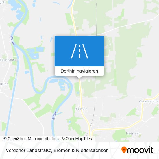Verdener Landstraße Karte