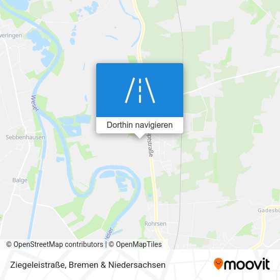 Ziegeleistraße Karte