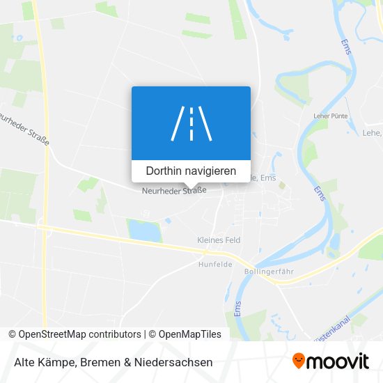 Alte Kämpe Karte