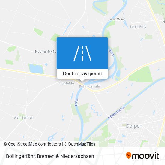 Bollingerfähr Karte