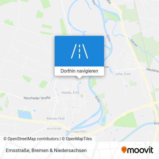 Emsstraße Karte