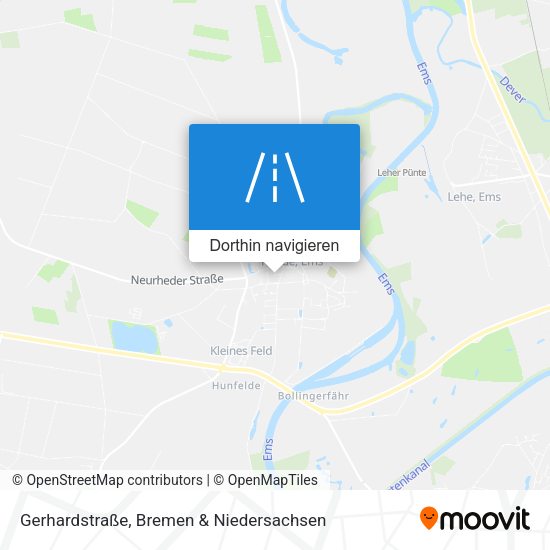 Gerhardstraße Karte