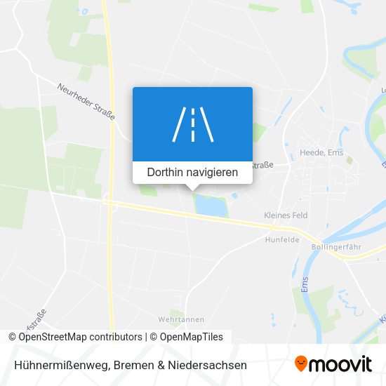 Hühnermißenweg Karte