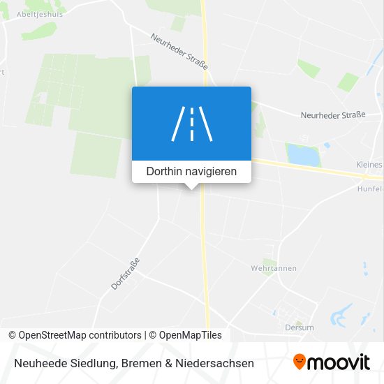 Neuheede Siedlung Karte