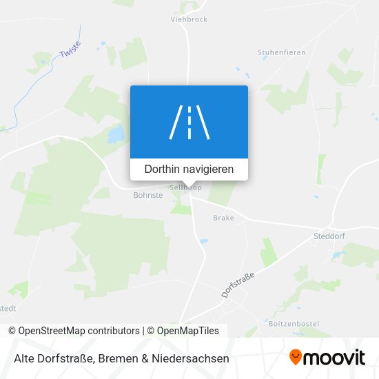 Alte Dorfstraße Karte