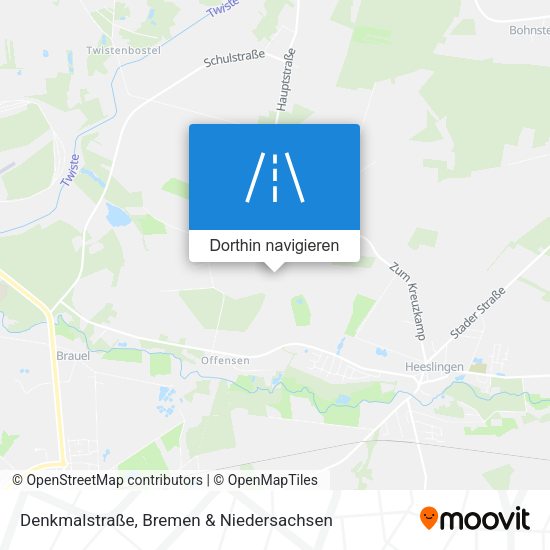 Denkmalstraße Karte