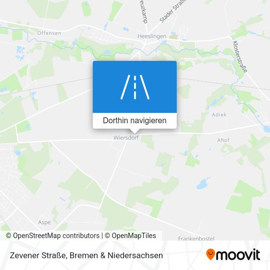 Zevener Straße Karte