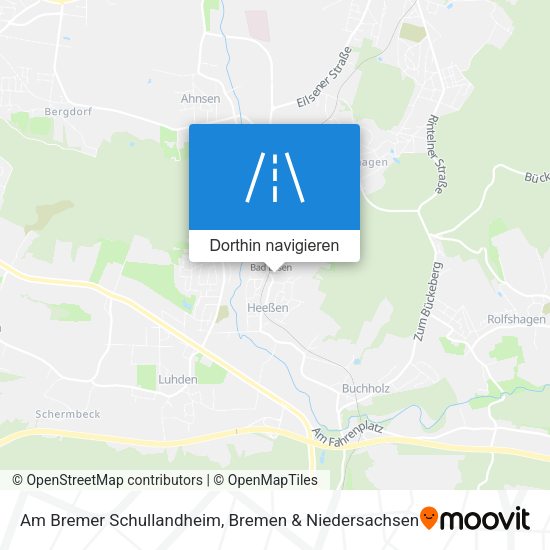 Am Bremer Schullandheim Karte