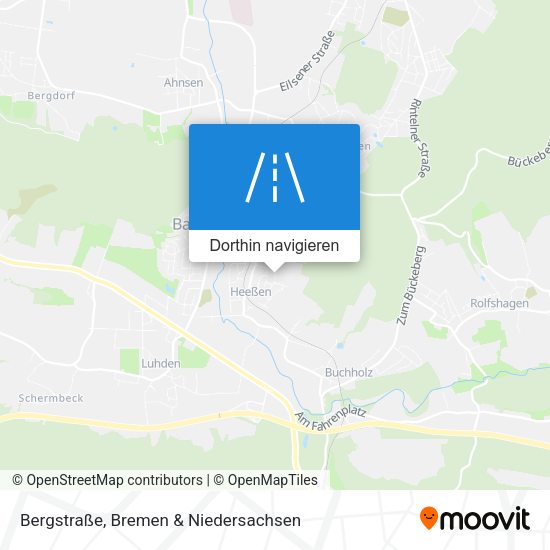 Bergstraße Karte