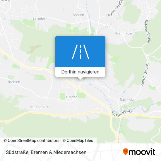 Südstraße Karte