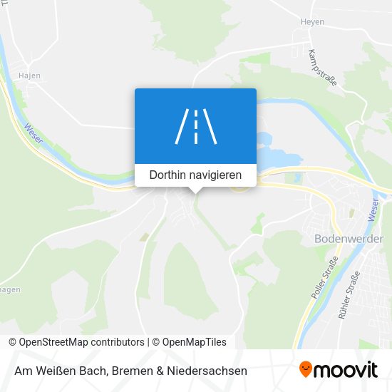 Am Weißen Bach Karte