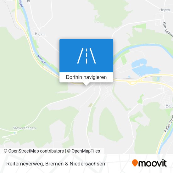Reitemeyerweg Karte