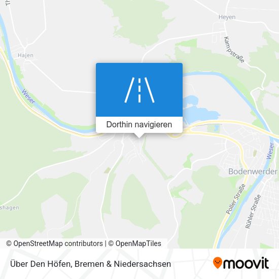 Über Den Höfen Karte