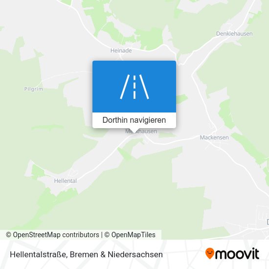 Hellentalstraße Karte