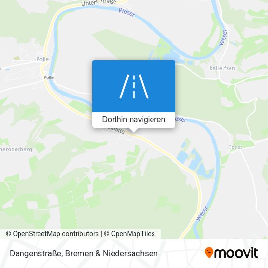 Dangenstraße Karte
