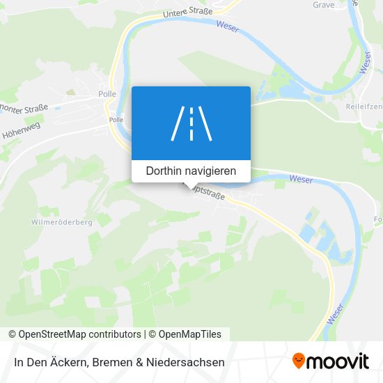 In Den Äckern Karte