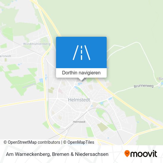 Am Warneckenberg Karte